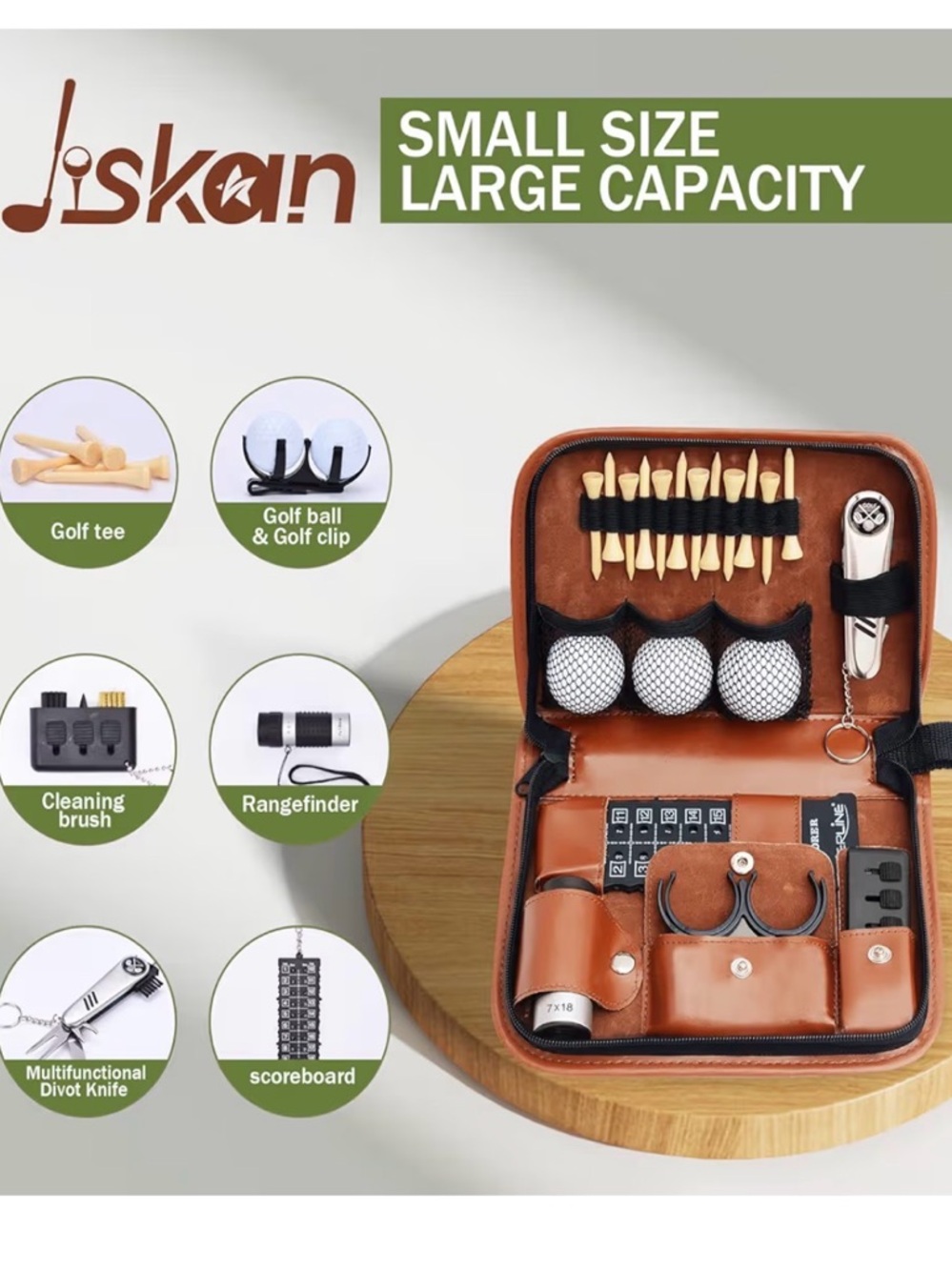 Compact Golf Accessory Kit – Small Size, Big Capacity - Picture 2 of 4